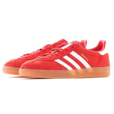 women's red adidas originals gazelle shoes|adidas gazelle indoor red.